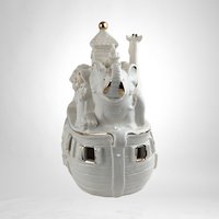Vintage JC Penney Light Up Noah's Ark | Charming Holiday Decor | Unique Collectible for Christmas and Home Decoration
