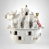 Vintage JC Penney Light Up Noah's Ark | Charming Holiday Decor | Unique Collectible for Christmas and Home Decoration