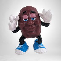 Set of 6 Vintage California Raison Figures