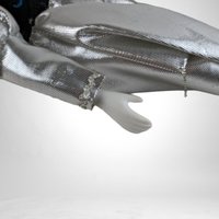 Vintage Silver and Black 17" Harlequin Pierrot Jester Doll