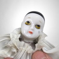 Vintage Victoria 7" Collectible Pierrot Clown Doll