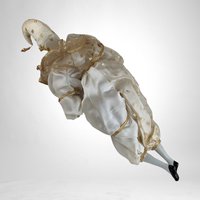 Vintage Harlequin 14" Doll In Gold