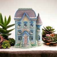 Vintage Midwest Cottontail Lane Cottontail Inn Lighted House