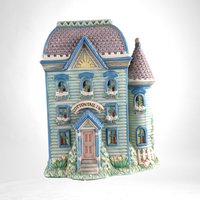 Vintage Midwest Cottontail Lane Cottontail Inn Lighted House