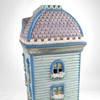 Vintage Midwest Cottontail Lane Cottontail Inn Lighted House