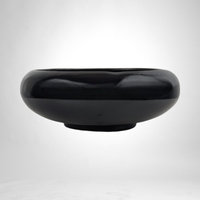 Vintage Frankoma Pottery Black Planter 212