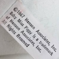 1987 Muppets Miss Piggy Plush Toy, Jim Henson