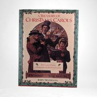 1991 A Treasury of Christmas Carols Music Book, Jerry Silverman