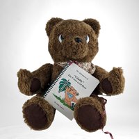 1999 Gladly The Cross Eyed Bear Teddy Bear with Book