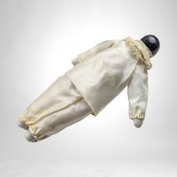 Vintage Porcelain 8" Pierrot Clown Doll