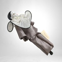 Vintage Victoria 7" Collectible Pierrot Clown Doll