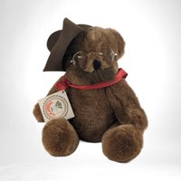 Vintage North Dakota 14" Teddy Roosevelt Teddy Bear