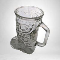 Vintage Glass Boot Mug