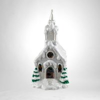 Vintage Lighted Procelain The Old Town Village Church