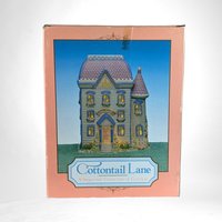 Vintage Midwest Cottontail Lane Cottontail Inn Lighted House