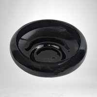 Vintage Frankoma Pottery Black Planter 212