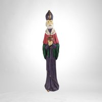 Set of 3 1993 10" Ceramic Wisemen Figurines - Nativity Scene Figures, Christmas Decor, Vintage Collectible