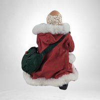 Vintage Santa On One Knee Figure, 7"