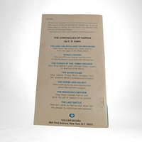 Vintage 1973 The Lion, The Witch and The Wardrobe Paperback by C.S. Lewis, 10th Printing, Good Condition, Collectible