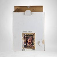 Vintage Figi Teddy Bear with Gift 4x6" Photo Frame