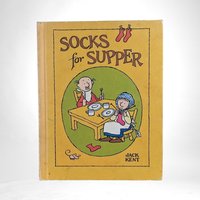 1978 Socks for Supper, Jack Kent, Hardcover Book