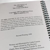 1999 Gladly The Cross Eyed Bear Teddy Bear with Book