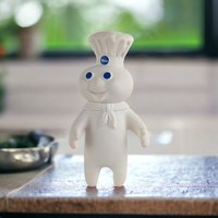 1995 Pillsbury Doughboy Figure, Has Pink Spots