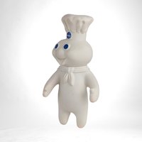 1995 Pillsbury Doughboy Figure, Has Pink Spots
