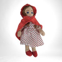 Small Vintage 6" Red Riding Hood Doll