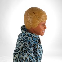 Vintage Blonde Ken Doll with Blue Outfit