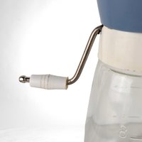 Vintage Federal Glass Nut Grinder, Orange or Blue Top, Your Choice