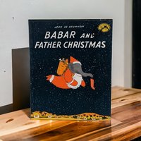 Vintage Babar and Father Christmas Book, Softcover