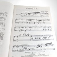 George Gershwin Rhapsody in Blue Music Book, Softcover
