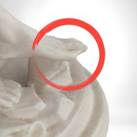 Vintage Michaelangelo Pieta 7" Resin Sculpture