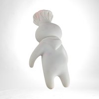 1995 Pillsbury Doughboy Figure, Has Pink Spots