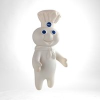 1995 Pillsbury Doughboy Figure, Has Pink Spots