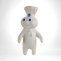 1995 Pillsbury Doughboy Figure, Has Pink Spots
