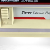 Vintage GE Spacemaker Under the Cabinet AM/FM Radio, Cassette Player