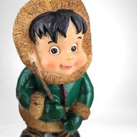 Vintage Alaskan 7 Piece Nativity Set