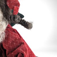 Vintage San Francisco Music Box Musical Display Santa | Holiday Decor | Collectible Christmas Figurine | Whimsical Home Accent