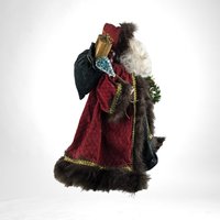 Vintage San Francisco Music Box Musical Display Santa | Holiday Decor | Collectible Christmas Figurine | Whimsical Home Accent