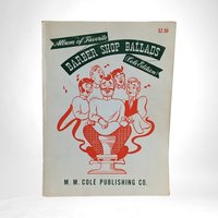1944 Barber Shop Ballands Cole Edition Music Book