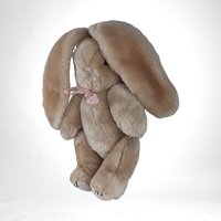 Vintage Long Earred Plush 9" Jointed Rabbit