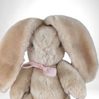 Vintage Long Earred Plush 9" Jointed Rabbit