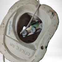 1991 Haunted House Ceramic Light | Vintage Halloween Decor | 7.5" | Pacific Rim | 3 Lights