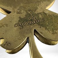 Vintage Virginia Metalcrafters Brass Paper Clip