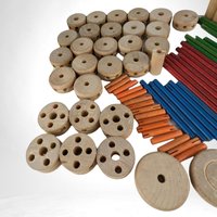 Vintage Tinkertoy Set, No 136, Junior Architect