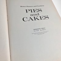 1966 BHG Pies and Cakes Cookbook, Hardcover