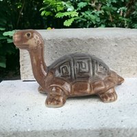 Vintage Ceramic Turtle Figurine