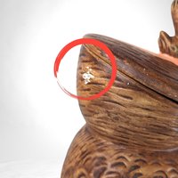 Vintage Ceramic Pelican Cookie Jar